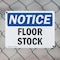 Signmission Floor Stock, 10 in W x Rectangle, Plastic OS-2PACK-NS-P-710-L-12795 - alternate 2